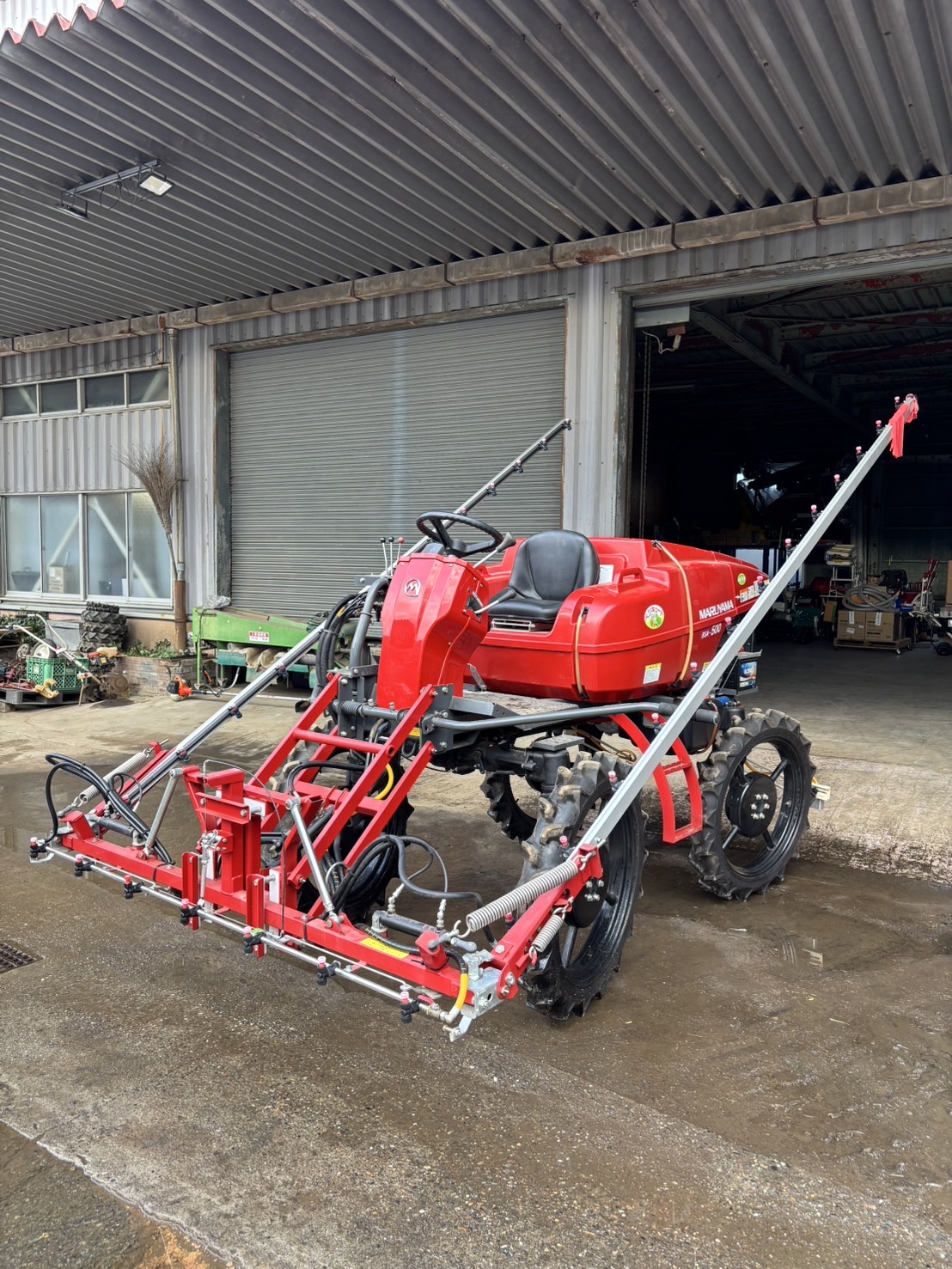 【中古・整備済】丸山 ハイクリブーム BSA-500|薬剤散布機|1台限り - 画像 (2)